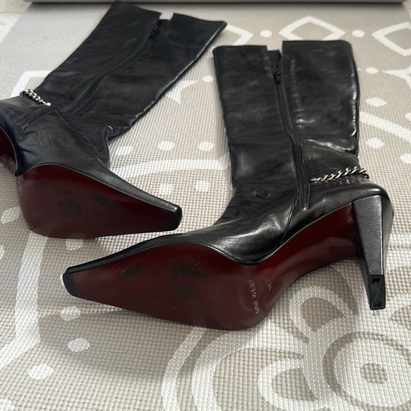 🚫SOLD🚫Nine West Patent Leather Size 9 Boots - Picture 6 of 17